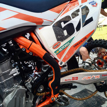 KTM Big Bike with Stock Frame Guards - MotoTape